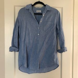 Boyfriend linen shirt, button up